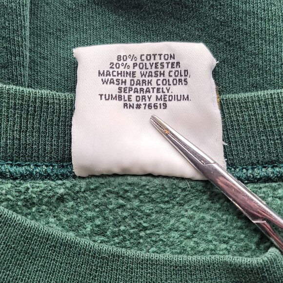 Hard Rock Cafe Honolulu Green Sweatshirt X-Large Save The Planet Made In USA - Picture 6 of 13